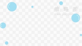 水滴立体形状特效 透明图片