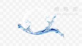 水波浪效果免抠图片