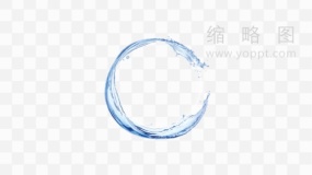 溅起的水花装饰素材png大图
