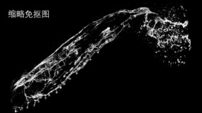 水波装饰素材透明格式