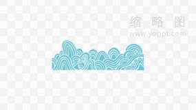 水纹元素免抠