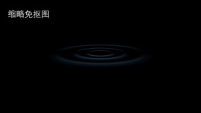 水波浪装饰素材透明格式