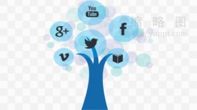 创意树状导图特效透明格式