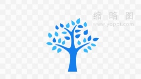 商业分析树状分类素材透明格式