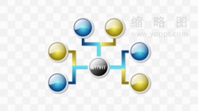 清晰树状图表图案透明格式