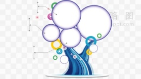 多用途树状图表设计元素PNG格式