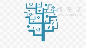 超级实用树状观点分叉特效免抠图片