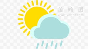 天气预报符号特效免费png素材