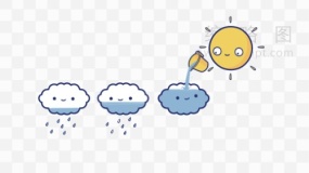 天气预报常用符号图片元素PNG格式