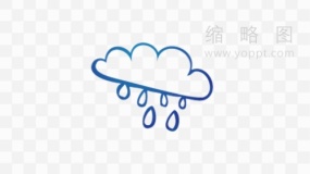 卡通天气预报元素免抠图片