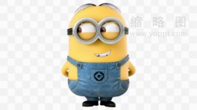 插手的小黄人png图片