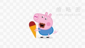 少儿电视儿童卡通动画小猪佩奇素材28 免费png素材