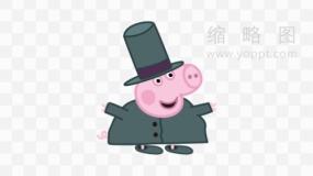 少儿电视儿童卡通动画小猪佩奇素材53 PNG格式