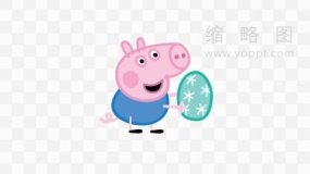 少儿电视儿童卡通动画小猪佩奇素材77 透明格式