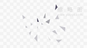 岩石炸裂元素免抠图片