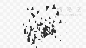 飞溅的碎石特效PNG