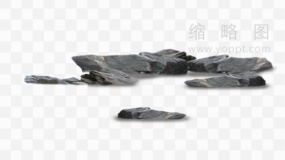 碎石飞溅特效透明格式