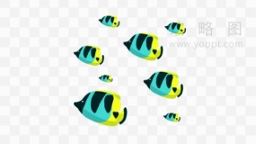 小鱼群素材57 PNG文件