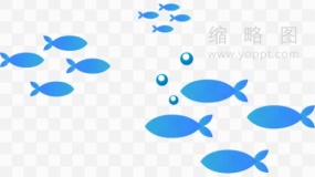一群鱼素材86 透明格式