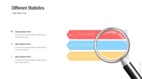 放大镜效果 3个箭头内容并列