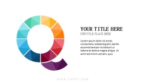 精致漂亮的英文字母设计Q