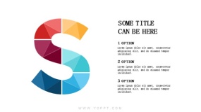 简约大气的字母符号S