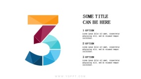 阿拉伯数字3创意设计