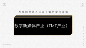 数字新媒体产业(TMT产业)