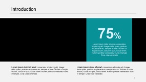 蓝绿色介绍PPT图表(1)