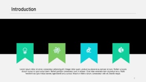 蓝绿色介绍PPT图表(2)