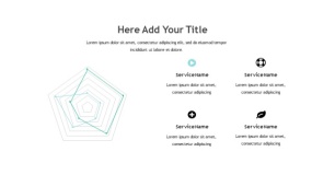 青绿色简约商务PPT图表(35)