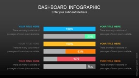 深色背景6个条形图信息图PPT图表(103)
