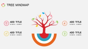 树状图树状结构PPT图表(15)