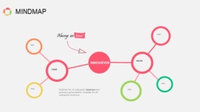 网状结构图PPT图表(5)
