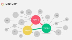 网状结构图PPT图表(6)