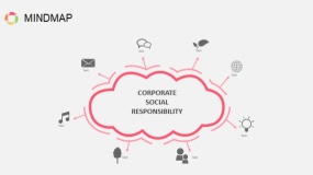 网状结构图PPT图表(7)