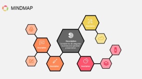 网状结构图PPT图表(12)