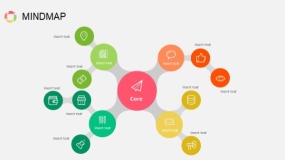 网状结构图PPT图表(14)