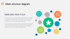 网状结构图PPT图表(19)