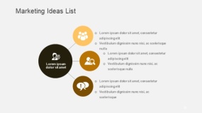 高端金色营销理念列表PPT图表(32)