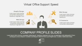 高端金色办公交流PPT图表(36)