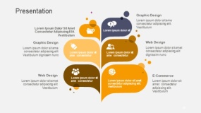 高端金色介绍PPT图表(63)