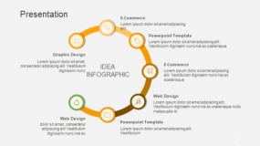 高端金色介绍PPT图表(64)