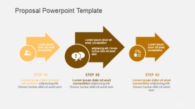 高端金色建议电源点模板 PPT图表(89)