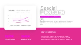 魅力紫色工作汇报PPT图表下载(26)