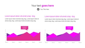 魅力紫色工作汇报PPT图表下载(34)
