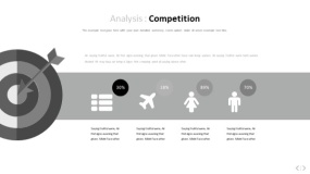 文艺淡雅浅灰色PPT图表(1)