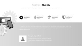 文艺淡雅浅灰色PPT图表(4)