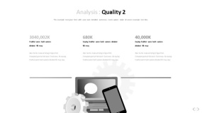 文艺淡雅浅灰色PPT图表(5)