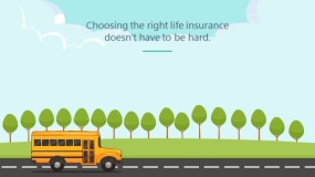 蓝天云朵背景矢量卡通风格PPT图表下载(28)